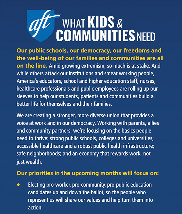 What Kids Need Palm Card