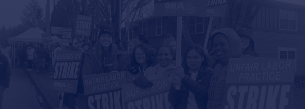 Background image of Providence ONA Nurses on strike