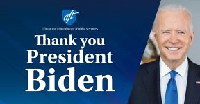 Thank you President Biden